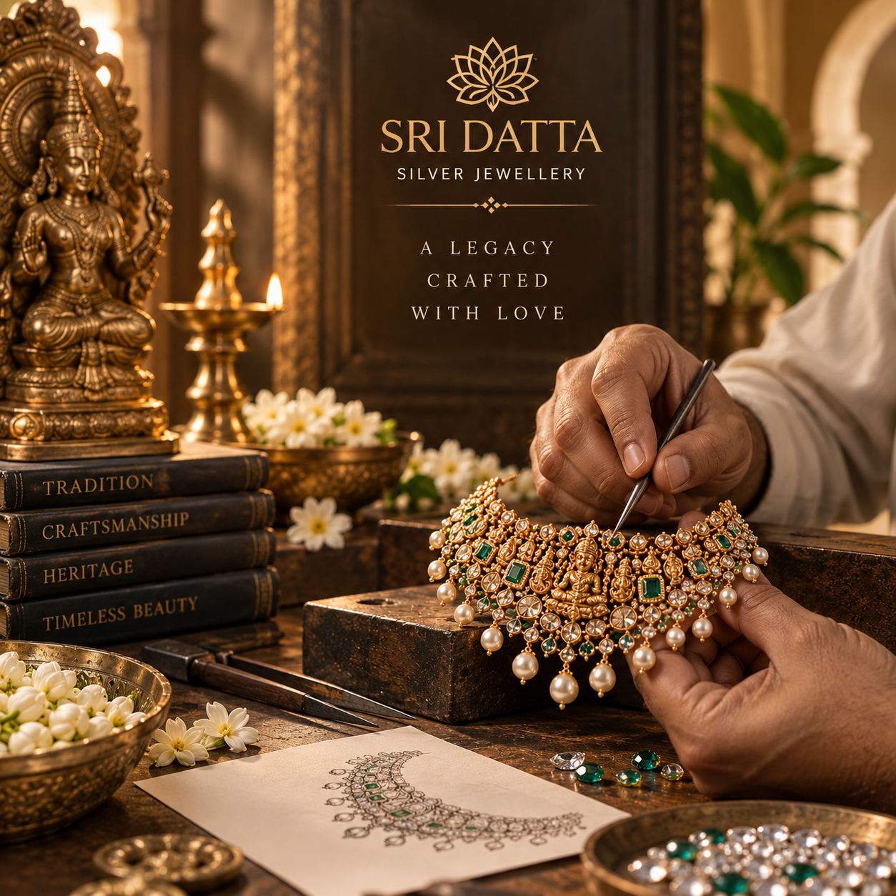 Sri Datta Silver Jewellery craftsmanship